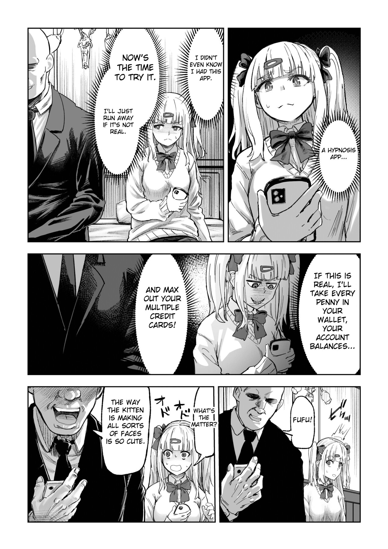 Hentai Manga Comic-A Gyaru Tried Using Hypnosis But it Backfired on Her-Read-4